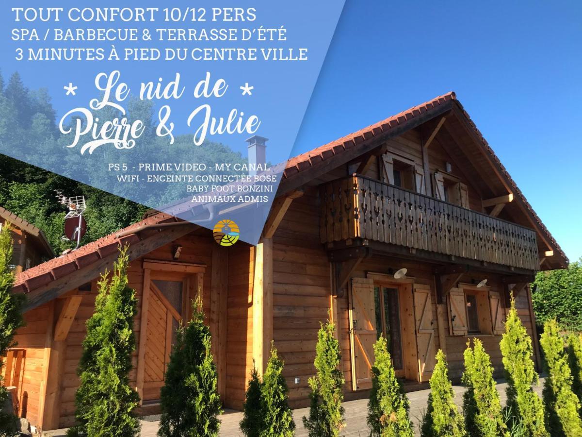 ⁂⁂ Le Nid De Pierre & Julie Cledicihome 2 Pas Du Centre Ville / Spa & Terasse Amenagee ⁂⁂ La Bresse Eksteriør bilde